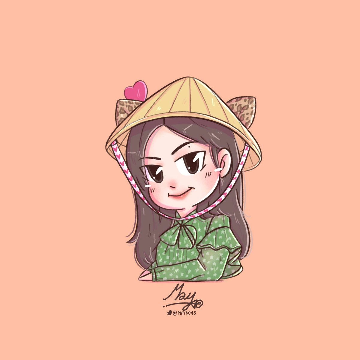 Ảnh Jennie chibi dễ vẽ cho người mới học vẽ