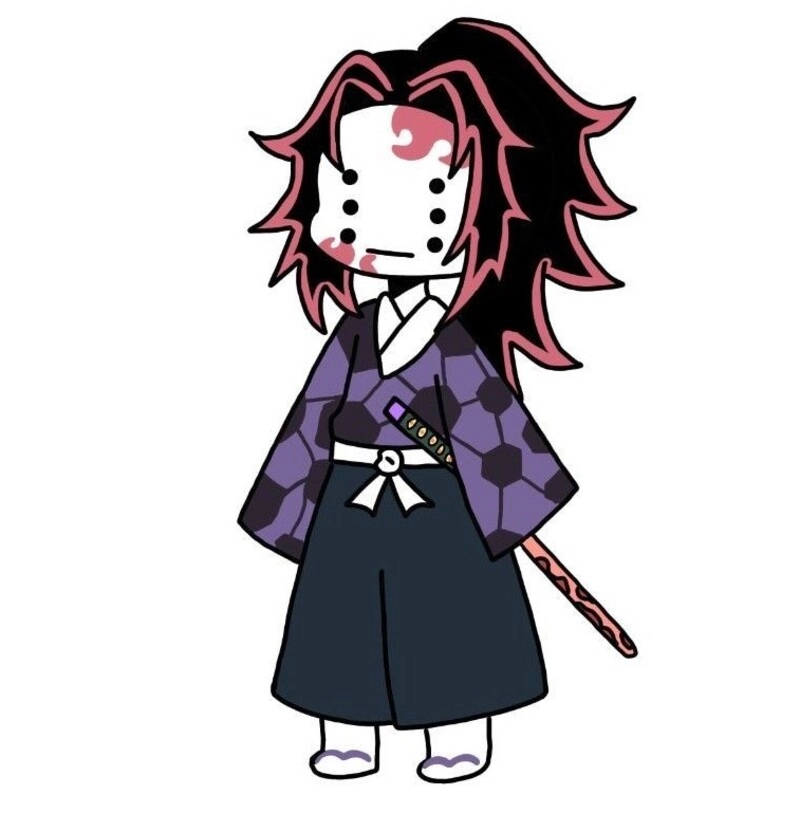 Demon Slayer Kokushibo chibi ác quỷ đáng yêu bất ngờ