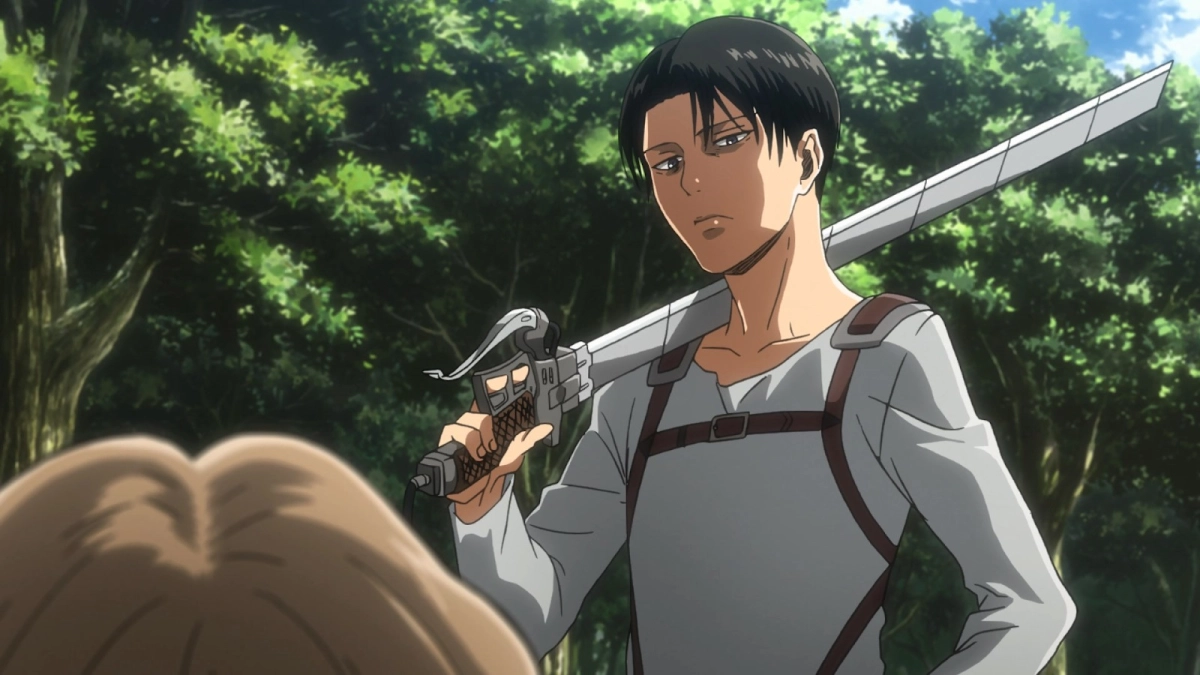 Levi hình tượng lạnh lùng trong Attack on titan
