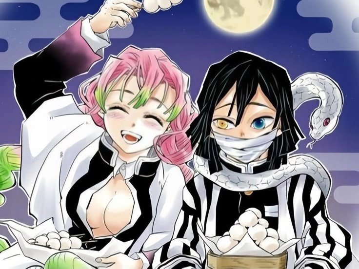 Demon Mitsuri x Obanai tình yêu giữa quỷ và Hashira