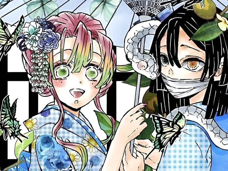 Kimetsu no Yaiba Mitsuri x Obanai tình yêu vượt thử thách