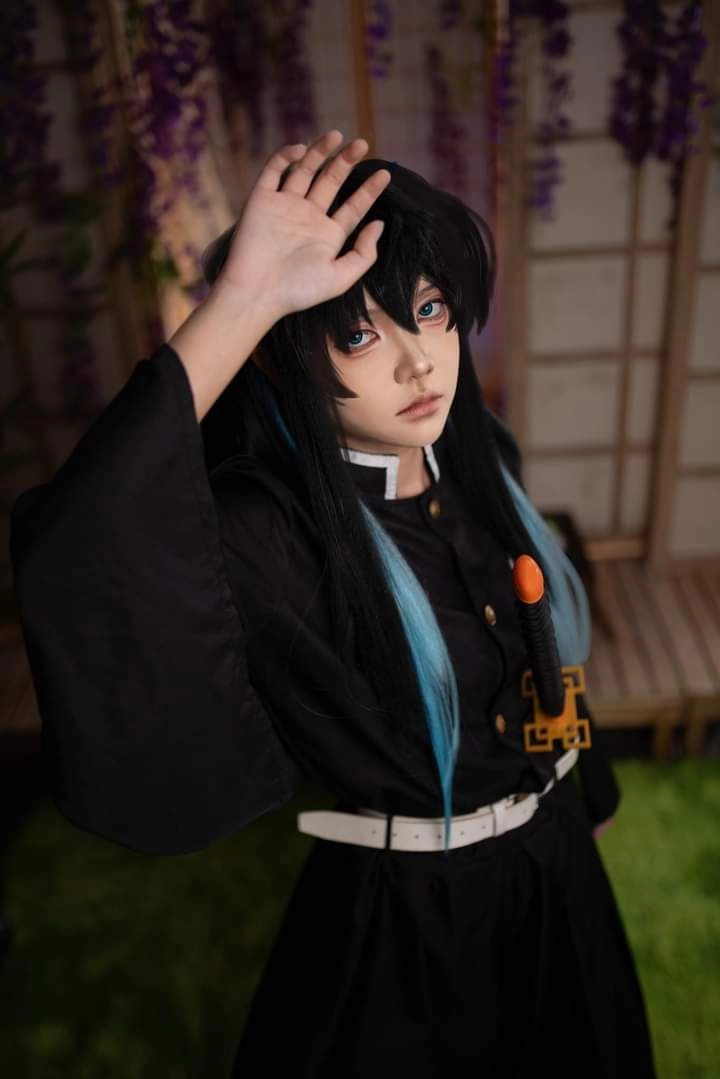Cosplay Muichirou hóa thân Hà Trụ với chi tiết hoàn hảo