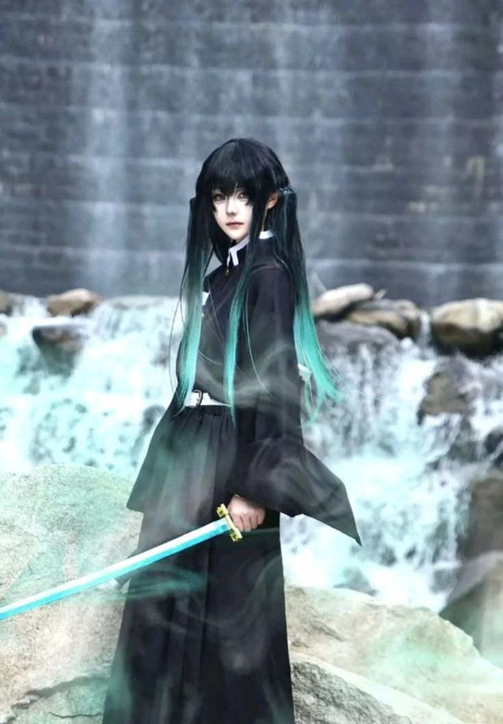 Đồ cosplay Muichirou trang phục Muichiro với kiếm sắc