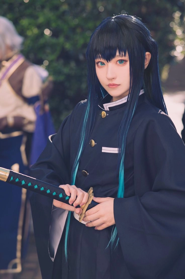 Tokito Muichiro cosplay Hà Trụ siêu chân thực