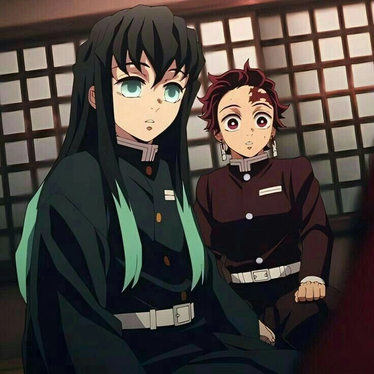 Tanjiro and Muichiro tình chiến hữu trong Kimetsu Yaiba