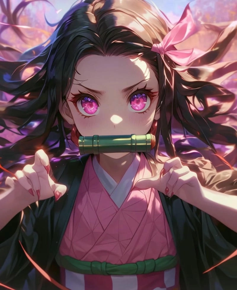 Nezuko Kamada cô em gái quả cảm trong Kimetsu Yaiba