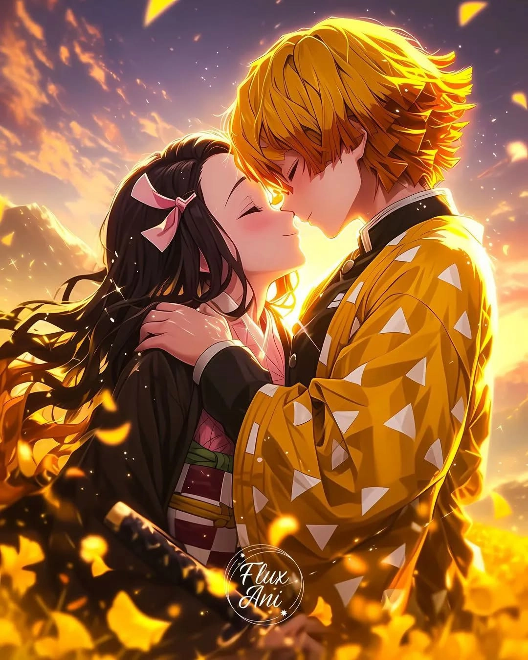 Zenitsu x Nezuko truyện tranh nét vẽ ngọt ngào cặp đôi