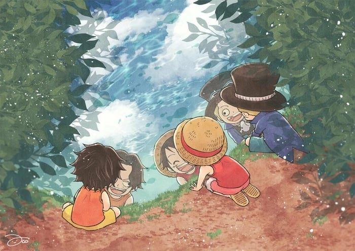 Hình nền One Piece Chibi đẹp ngất ngây lòng người