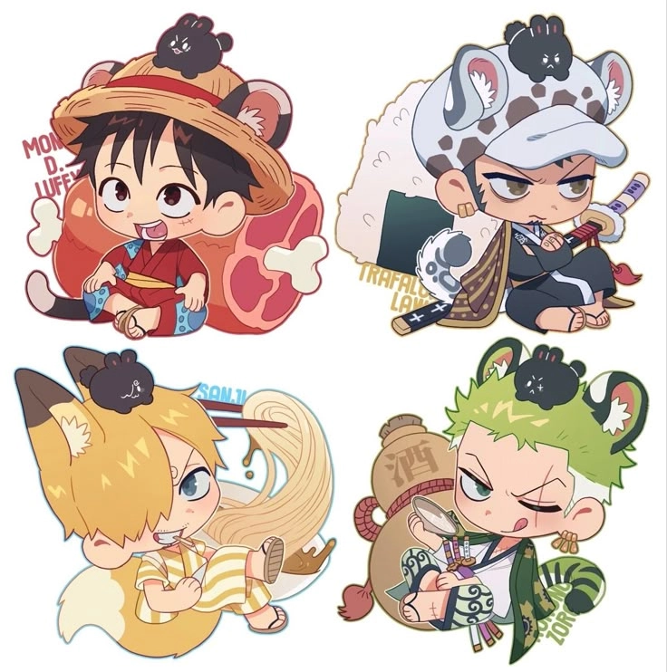 Ảnh One Piece Chibi Cute nhìn một lần là nghiện