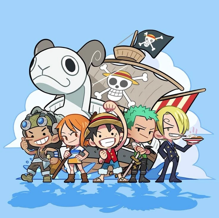 Anime One Piece Chibi phá cách và siêu sáng tạo