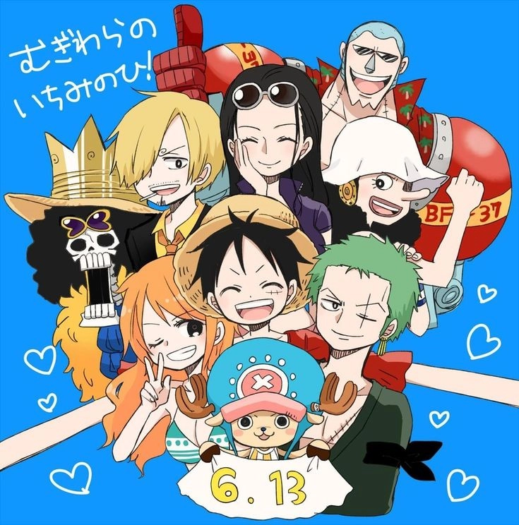 One Piece Chibi Drawing sinh động đến từng nét vẽ