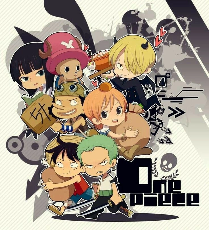 One Piece Chibi Set đủ mọi phong cách cực chất