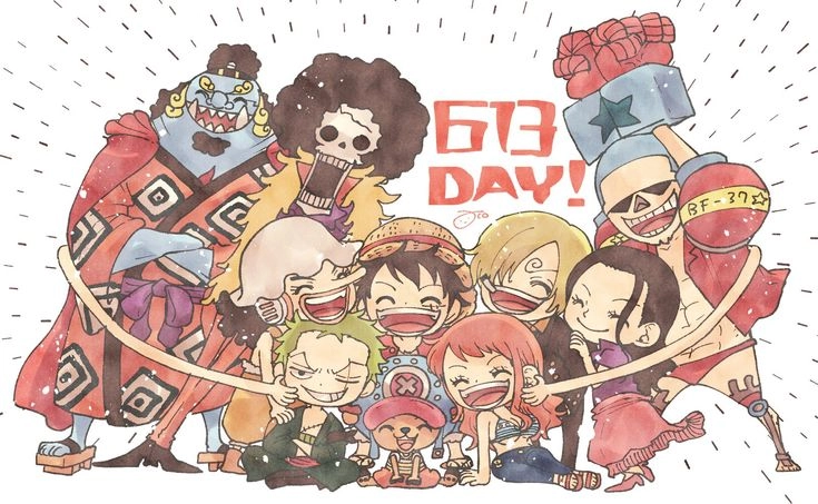 One Piece Chibi Stickers khiến cuộc trò chuyện thú vị