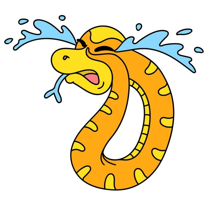 Rắn chibi 2025 thiết kế mới phong cách hiện đại