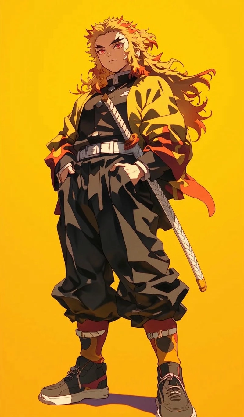Viêm Trụ Rengoku Kyoujurou chiến binh lửa đầy uy lực
