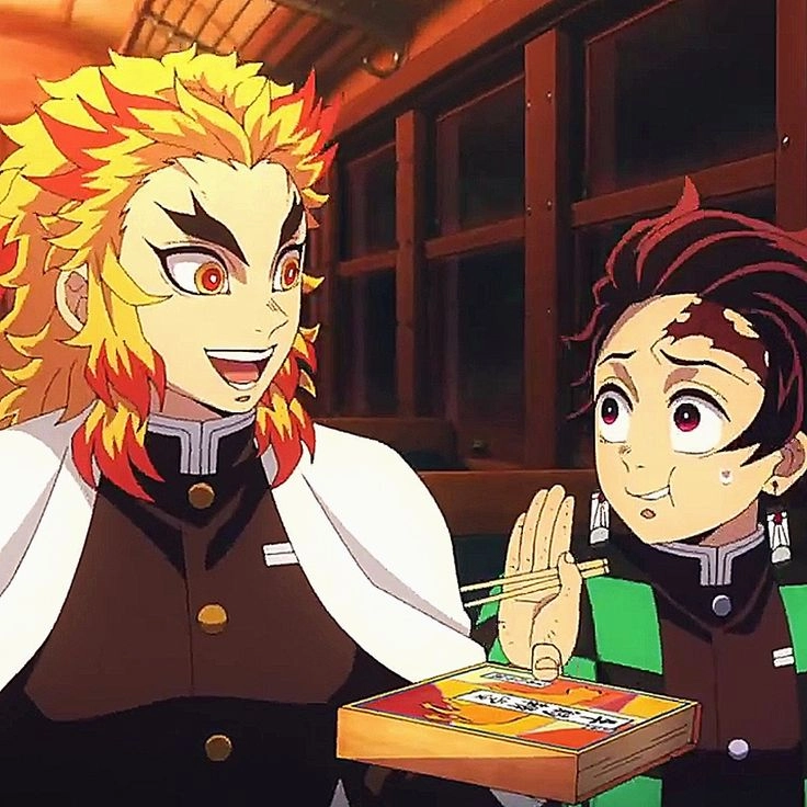 Tanjiro × Rengoku tình cảm chân thành trong Demon Slayer
