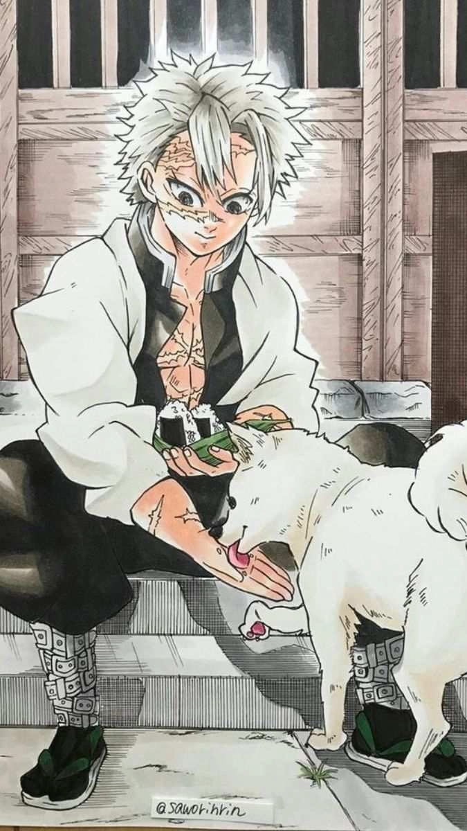 Anime Sanemi Phong Trụ oai phong trên màn ảnh KnY