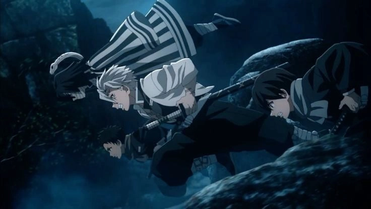 Sanemi x Obanai manga nét vẽ khắc họa tình bạn KnY