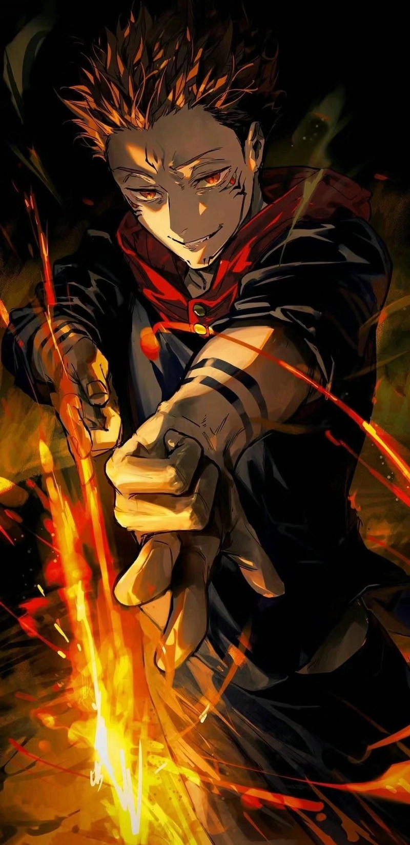 Sukuna anime hiện thân tà ác Jujutsu Kaisen bùng nổ
