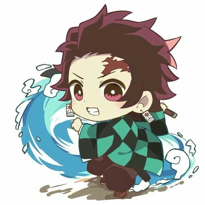 Hình nền chibi cute từ thanh gươm diệt quỷ