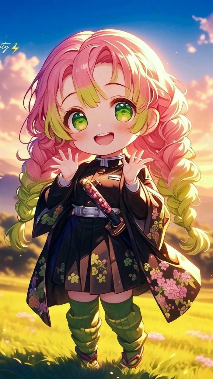 Nhân vật chibi ấn tượng trong lưỡi gươm diệt quỷ