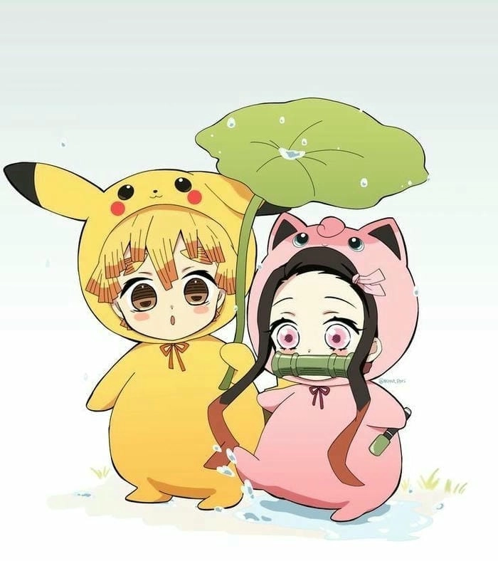 Cách vẽ chibi cute từ thanh gươm diệt quỷ