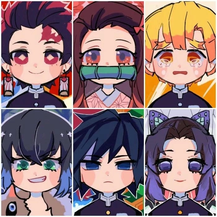 Tổng hợp ảnh chibi lưỡi gươm diệt quỷ đẹp nhất