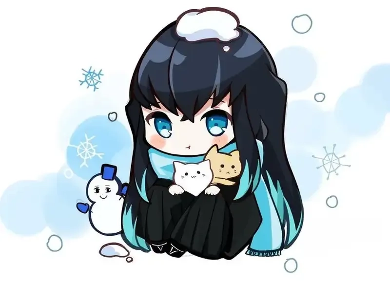 Muichiro Tokito chibi phiên bản tí hon của Hà Trụ