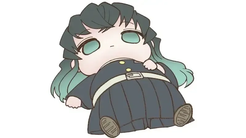 Muichirou chibi Hà Trụ trong phong cách ngộ nghĩnh