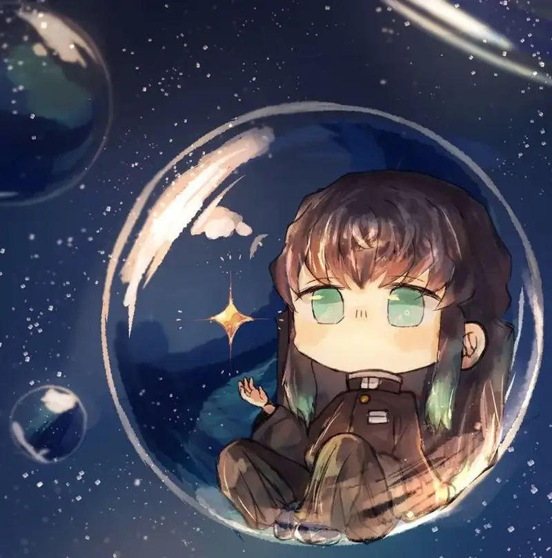 Tokito Muichiro chibi Hà Trụ nhỏ bé đầy cuốn hút
