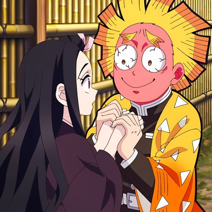 Anime Zenitsu cute Zenitsu với nụ cười ngọt ngào