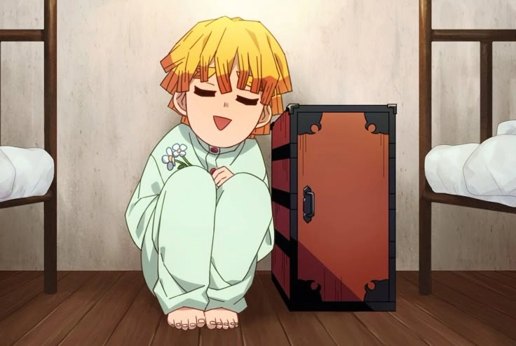 Hình nền Zenitsu cute phong cách dễ thương cho fan