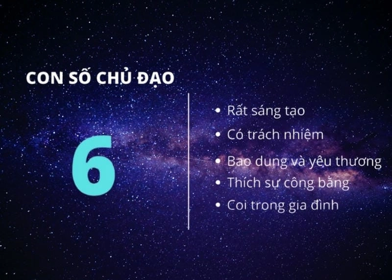Giải mã ý nghĩa của con số chủ đạo 6 để hiểu sâu bản thân