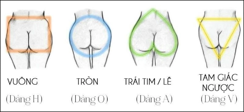 Khám phá ý nghĩa của dáng mông trong nhân tướng học