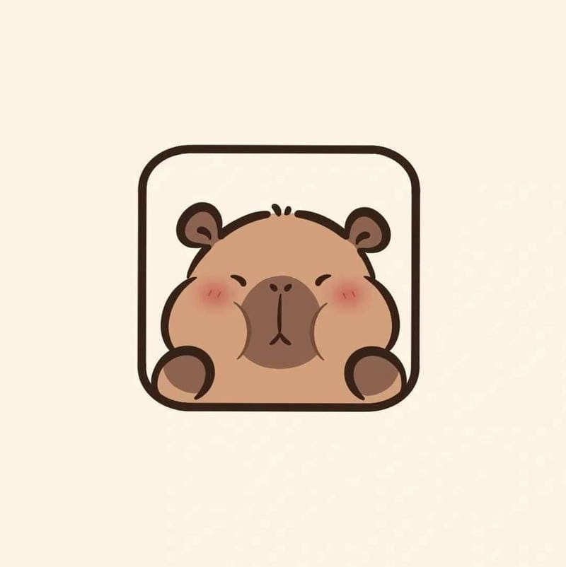 Cùng ngắm ảnh nền máy tính capybara