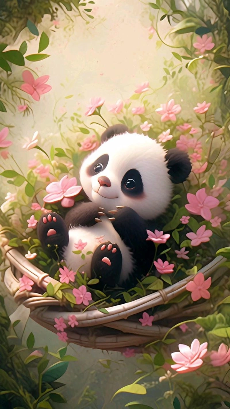 Bộ sưu tập gấu trúc 3d