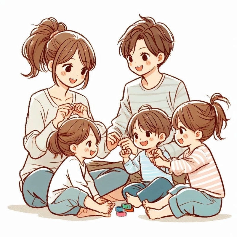 Sưu tầm hình ảnh gia đình hạnh phúc