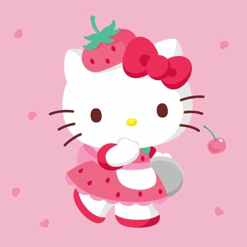 Cùng ngắm hình ảnh hello kitty anime
