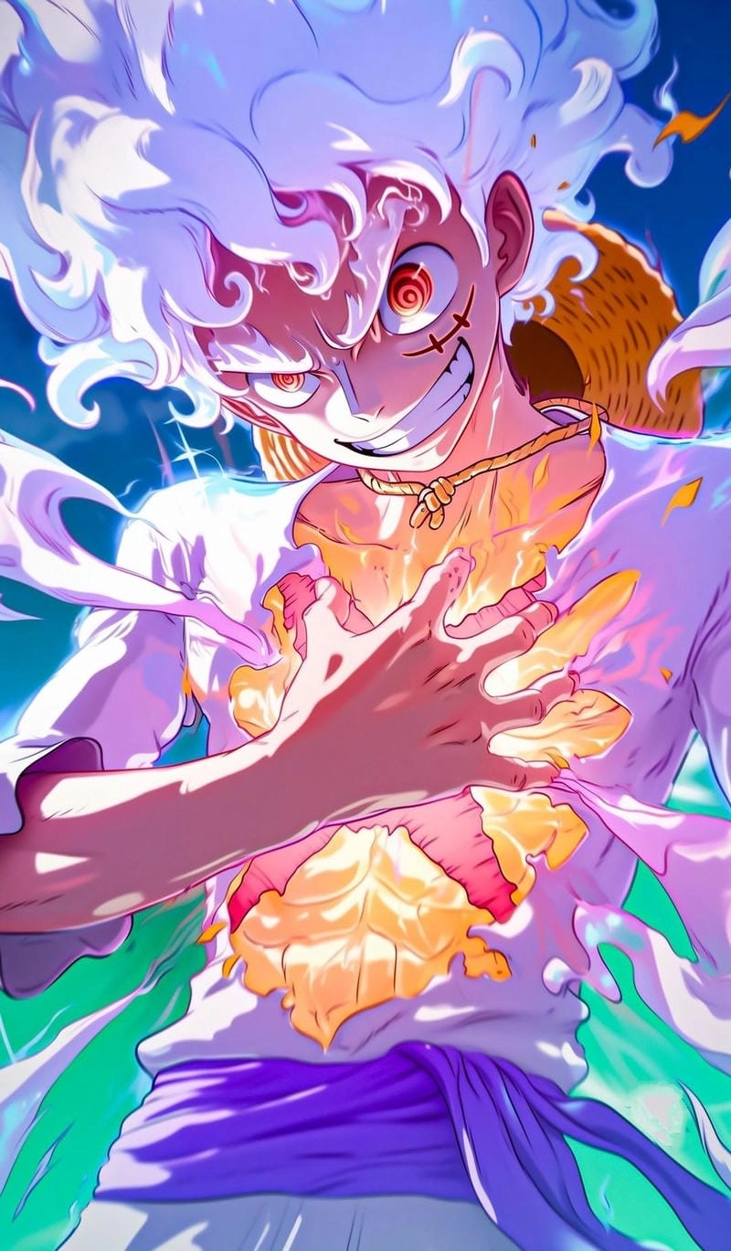 Săn ảnh luffy gear 5 ngầu