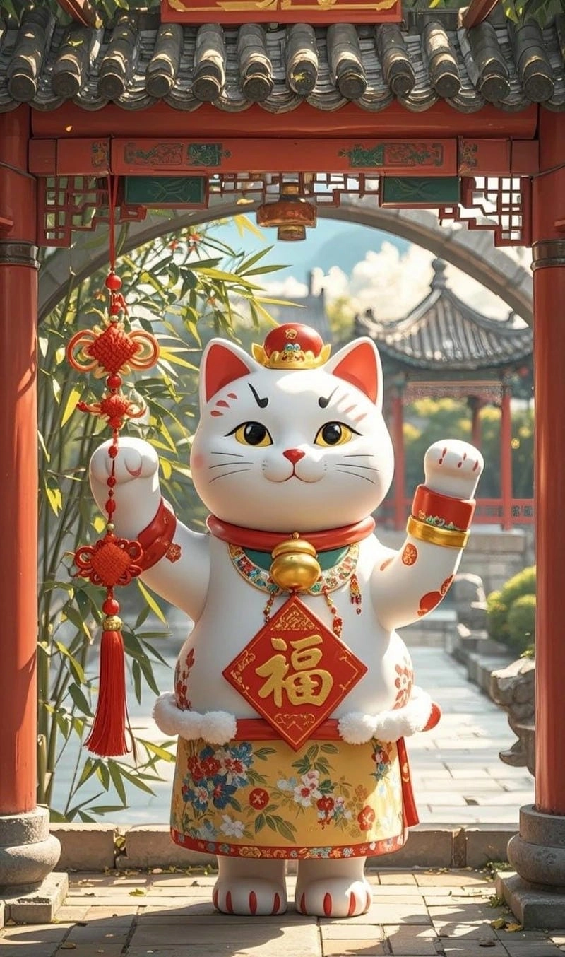 Bộ sưu tập con mèo thần tài