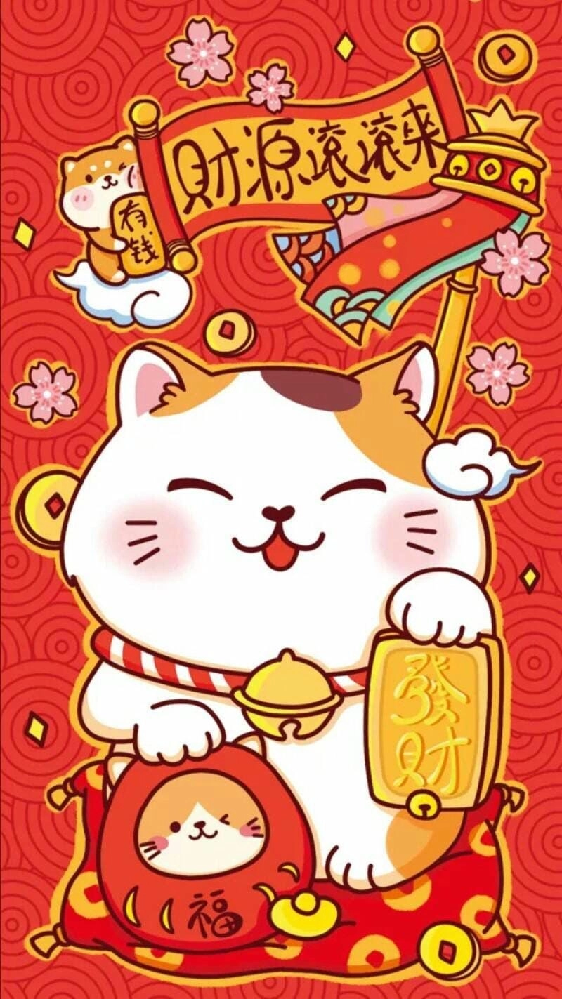 Tổng hợp mèo may mắn vẫy tay