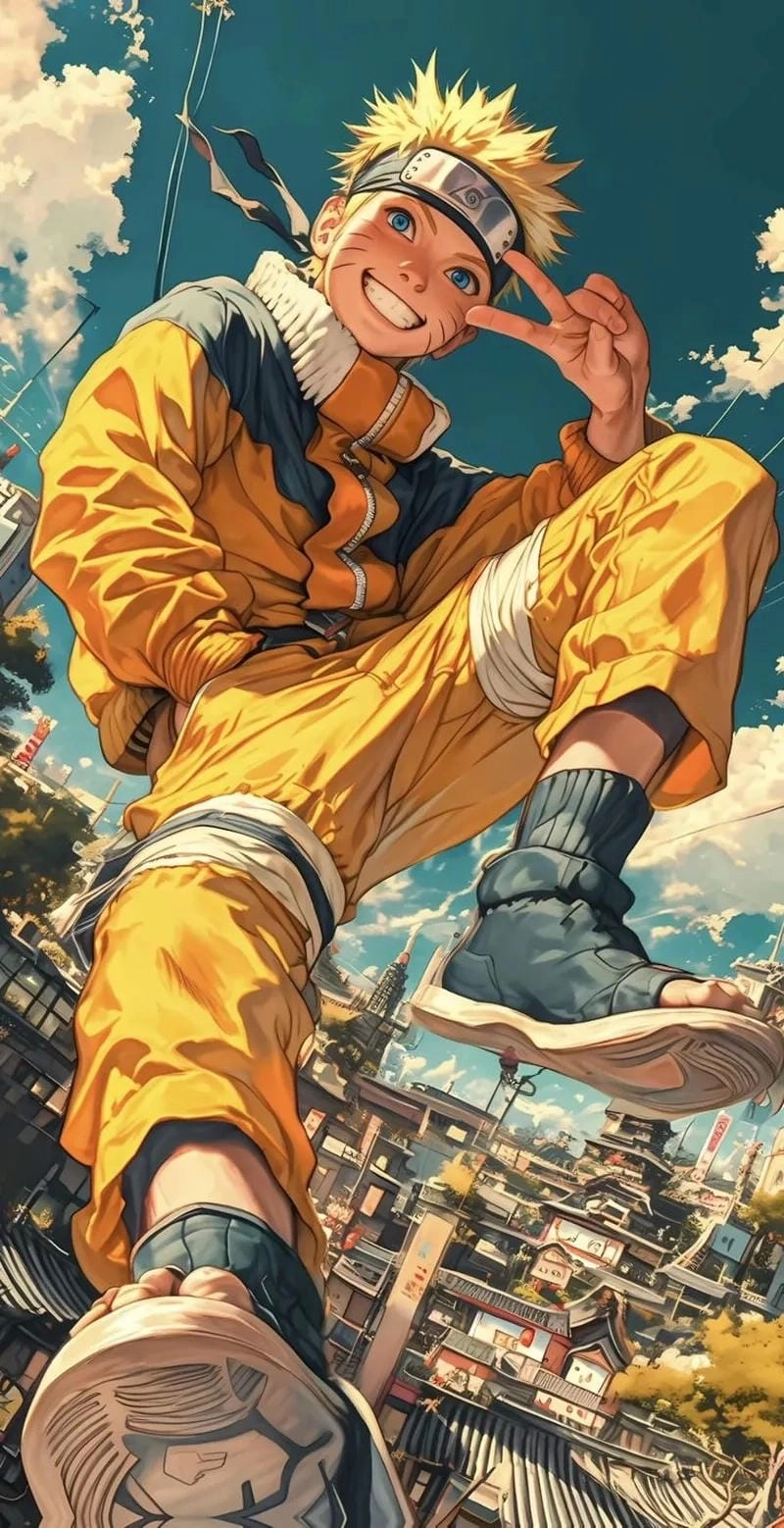 Đắm mình trong ảnh 3d naruto