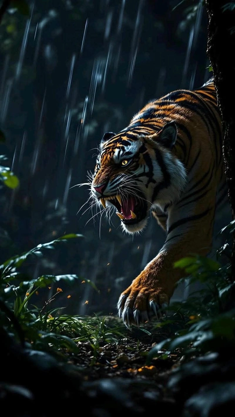 Gợi ý hình nền con hổ ngầu
