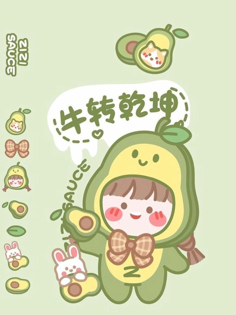 Cùng ngắm ảnh bơ cute đáng yêu