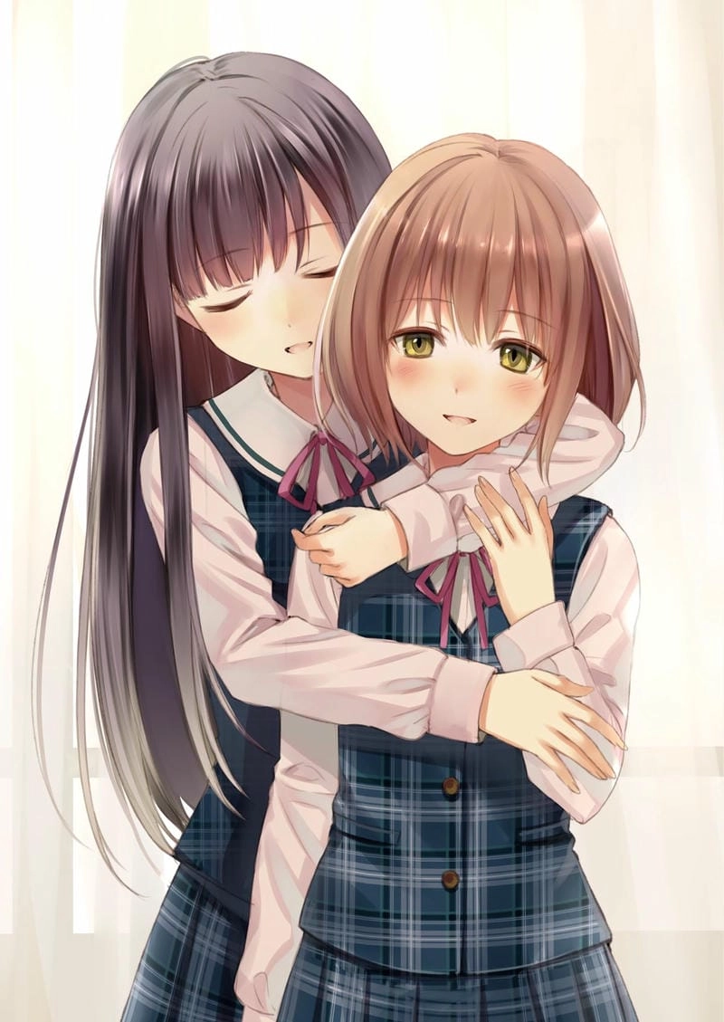 Sưu tầm ảnh anime đôi bạn thân nữ cute
