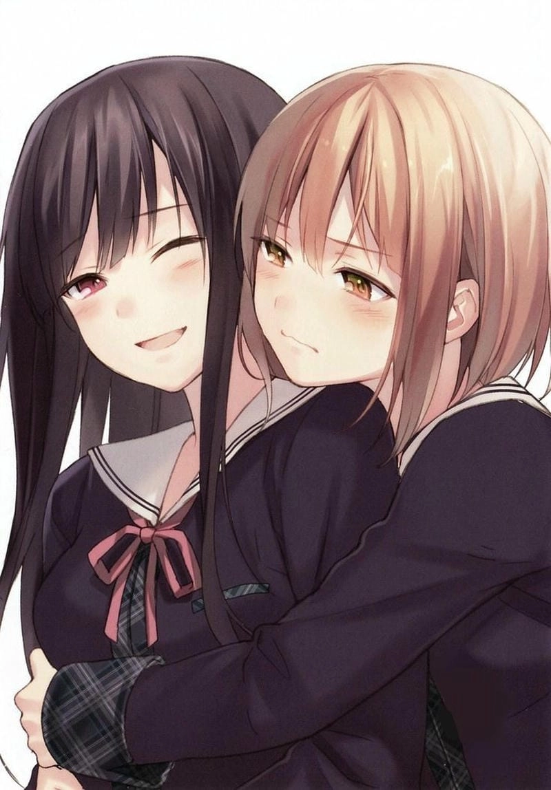 Chiêm ngưỡng ảnh anime đôi bạn thân nữ ngầu
