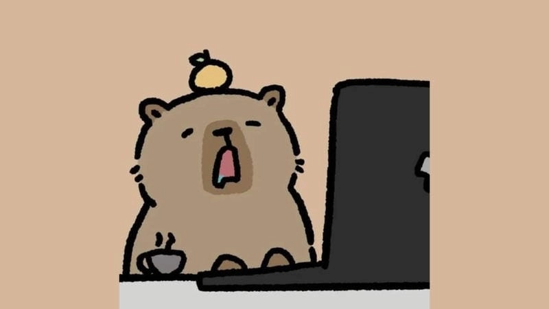 Chiêm ngưỡng vẻ đẹp của capybara meme cute