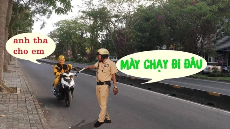 Cùng khám phá meme công an ngầu