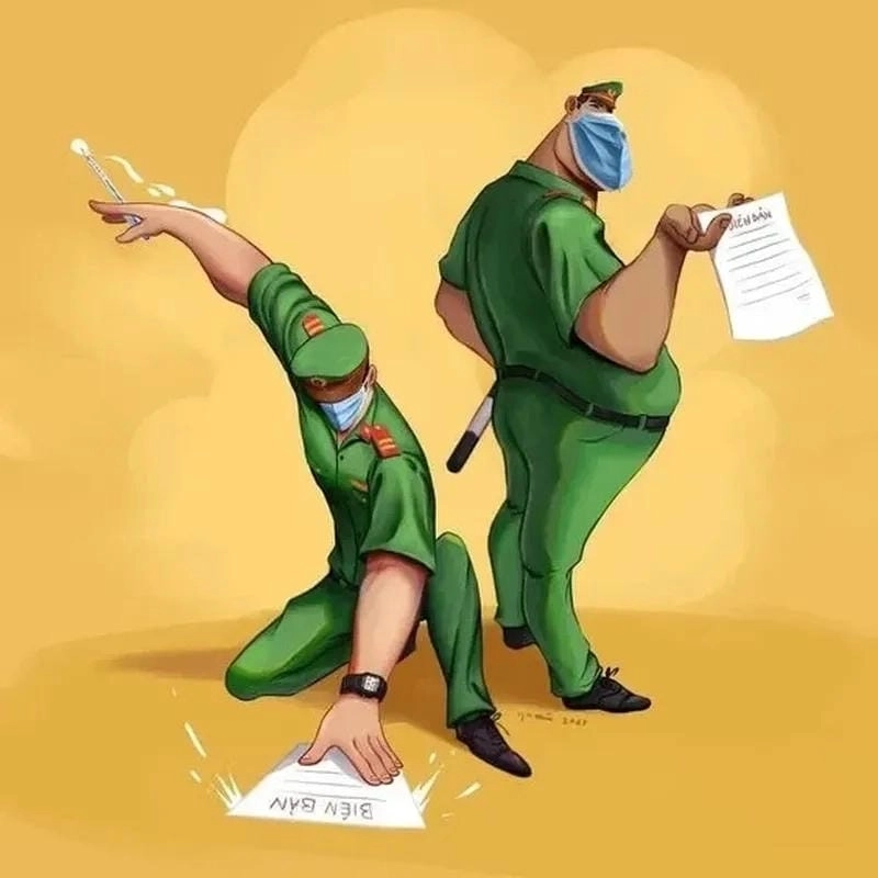 Cùng ngắm meme công an độc lạ