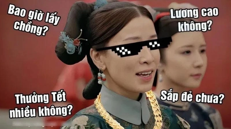 Chiêm ngưỡng vẻ đẹp của avatar meme Tết